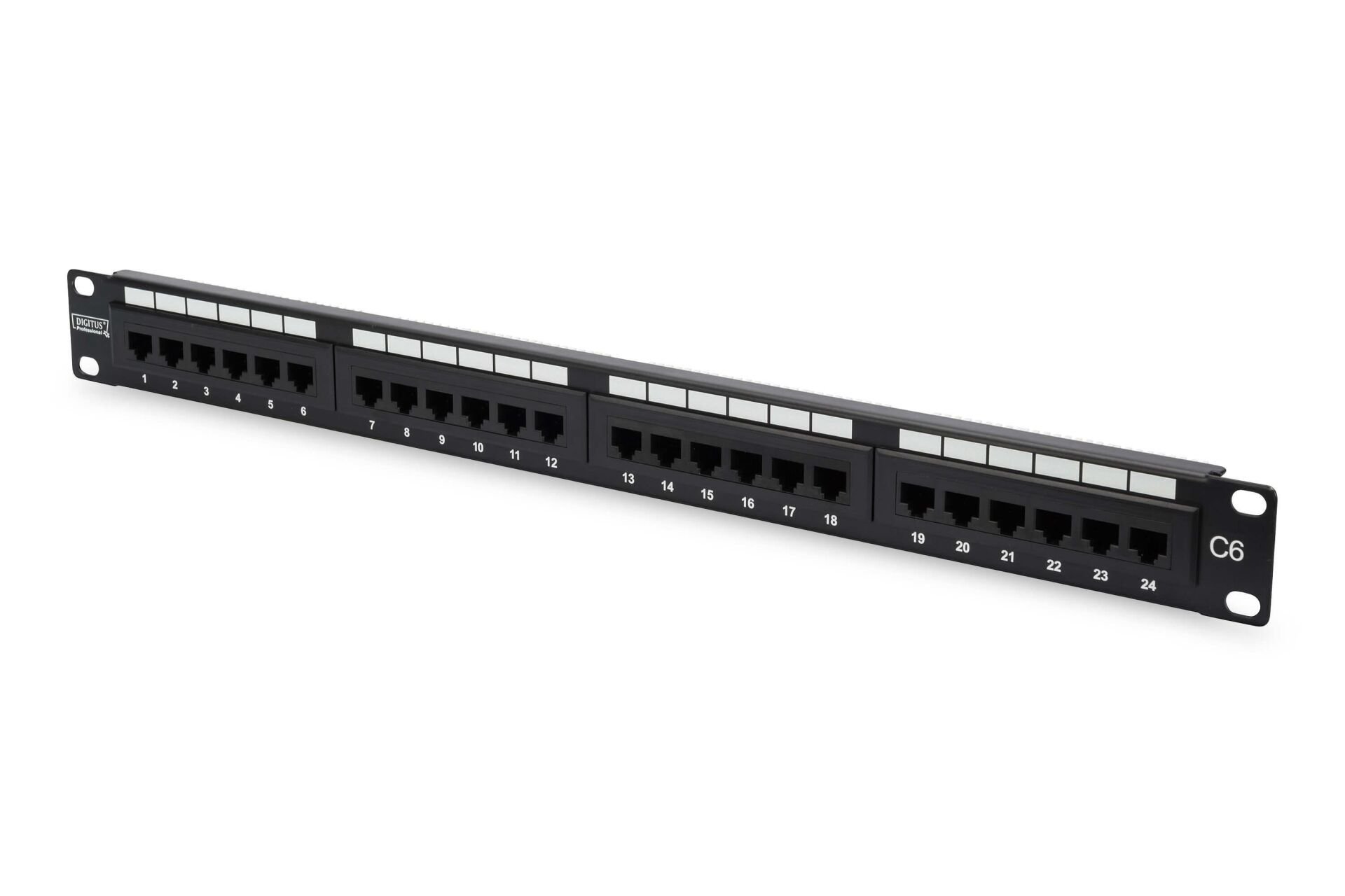 Digitus DN-91624U 19inch 24 Port Cat-6 UTP Patch Panel