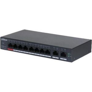 Dahua CS4010-8ET-110 8 Port 110W Poe + 2x Gigabit Uplink PoE Switch