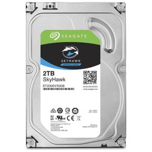 Seagate Skyhawk ST2000VX008 2 Tb 5900rpm Sata3 64mb 180mb/S 180tb/Y 7/24 Güvenlik Harddiski (Resmi Distribütör Garantili)