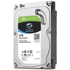 Seagate Skyhawk ST2000VX008 2 Tb 5900rpm Sata3 64mb 180mb/S 180tb/Y 7/24 Güvenlik Harddiski (Resmi Distribütör Garantili)