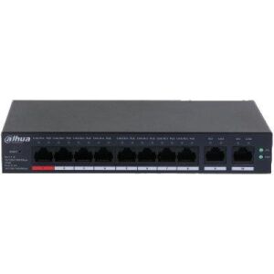 Dahua CS4010-8GT-110 8 Port 110W Poe 2x Rj45 Gigabit Uplink Cloud Yönetilebilir Gigabit PoE Switch