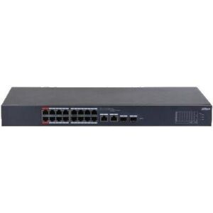 Dahua CS4218-16ET-190 16 Port 190W Poe 10/100 2x Rj45 2xSfp Gigabit Uplink Cloud Yönetilebilir PoE Switch