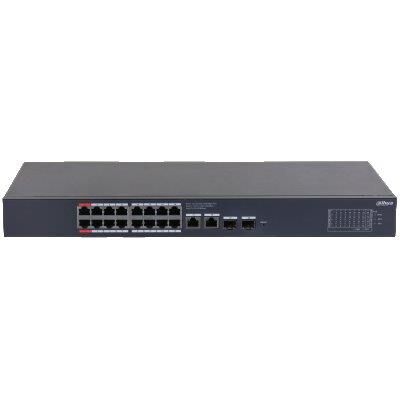 Dahua CS4220-16GT-240 16 Port 240W Poe 2x Rj45 2xSfp Gigabit Uplink Cloud Yönetilebilir Gigabit PoE Switch