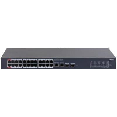 Dahua CS4228-24GT-375 24 Port 375W Poe 2x Rj45 2xSfp Gigabit Uplink Cloud Yönetilebilir Gigabit PoE Switch