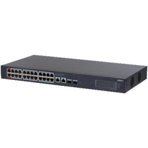 Dahua CS4228-24GT-375 24 Port 375W Poe 2x Rj45 2xSfp Gigabit Uplink Cloud Yönetilebilir Gigabit PoE Switch