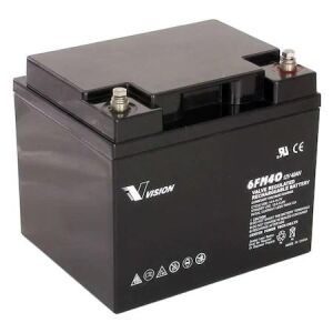 Vision Akü 12v 40ah Kuru Bakımsız Akü