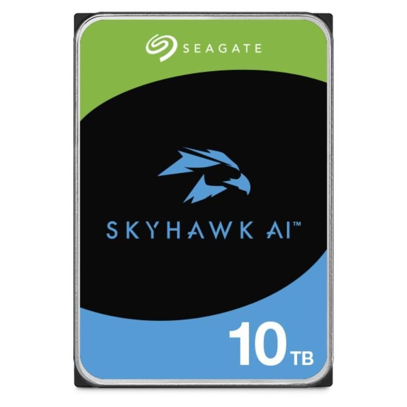 Seagate Skyhawk AI ST10000VE001 3.5″ 10 TB 256MB 7200Rpm Sata3 7/24 Güvenlik Harddiski (Resmi Distribütör Grantili)