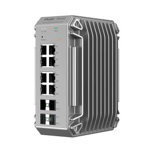 Ruijie Reyee RG-NIS3100-8GT4SFP-HP 8 Port Poe 4xSfp Gigabit Yönetilebilir Endüstriyel PoE Switch