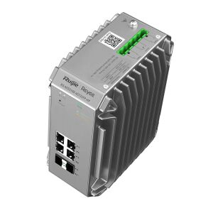 Ruijie Reyee RG-NIS3100-4GT2SFP-HP 4 Port Poe 2xSfp Gigabit Yönetilebilir Endüstriyel PoE Switch
