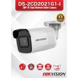 HIKVISION DS-2CD2021G1-I 2 MP 4 mm Sabit Lensli IR Bullet IP Kamera