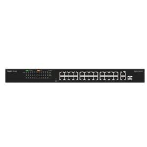 REYEE RG-ES126FGS-P 26 Portlu 10/100 Fast Ethernet Switch – 2 Gigabit Uplink, 1 Gigabit SFP