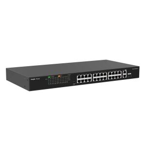 REYEE RG-ES126FGS-P 26 Portlu 10/100 Fast Ethernet Switch – 2 Gigabit Uplink, 1 Gigabit SFP