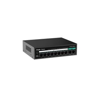 REYEE RG-ES110FG-P 10 PORTLU 10/100 FAST ETHERNET TAK ÇALIŞTIR SWİTCH 2 GİGABİT UPLİNK 8 PORT PO