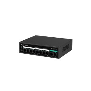 REYEE RG-ES110FG-P 10 PORTLU 10/100 FAST ETHERNET TAK ÇALIŞTIR SWİTCH 2 GİGABİT UPLİNK 8 PORT PO