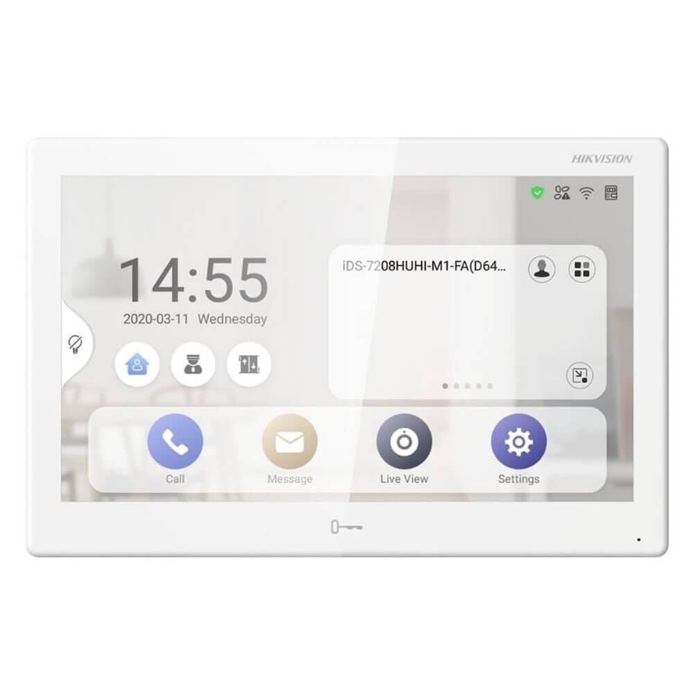 Hikvision DS-KH9510-WTE1(B) 10.1'' Dokunmatik İç Ortam İstasyon