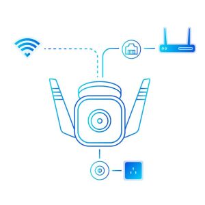 TP-Link Tapo TC65 2K Dış Mekan Wi-Fi Ip Güvenlik Kamerası