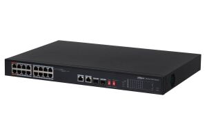 Dahua PFS3218-16ET-135 16 Port 135W 2Sfp Yönetilemez Poe Switch