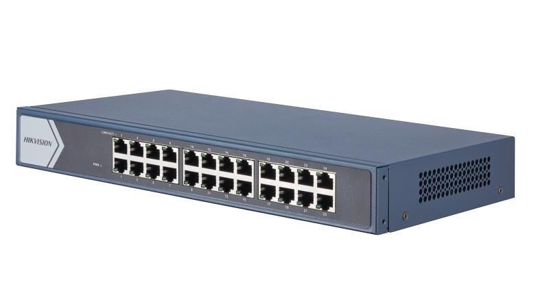 Hikvision DS-3E0524-E(B) 24 Port Yönetilemez Rack Mount Gigabit Switch