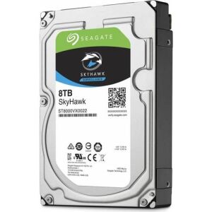 Seagate Skyhawk ST8000VX004 8Tb 7200rpm Sata3 256mb 210mb/S 180tb/Y 7/24 Güvenlik Harddiski (Resmi Distribütör Garantili)