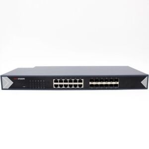Hikvision DS-3E0524TF 24 Portlu 12 Port Rj45 12 Port Fiber Yönetilemez L2 Gigabit Switch