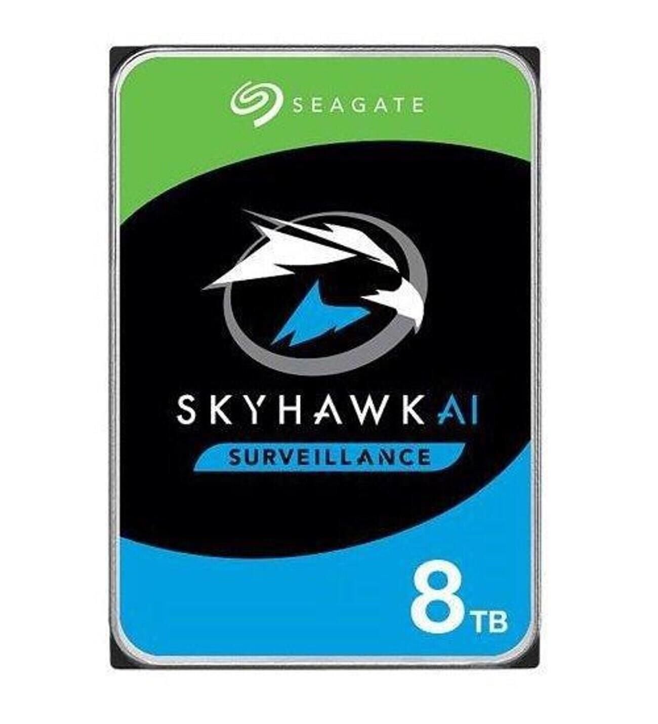 Seagate Skyhawk AI ST8000VE001 8 Tb 7200rpm 256mb Sata3 7/24 Güvenlik Harddiski (Resmi Distribütör Garantili)