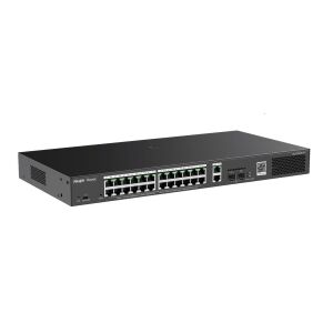 Ruijie Reyee RG-ES228GS-P 28 Port 370 W 2xSfp 2xRj45 Uplink Yönetilebilir Gigabit PoE Switch
