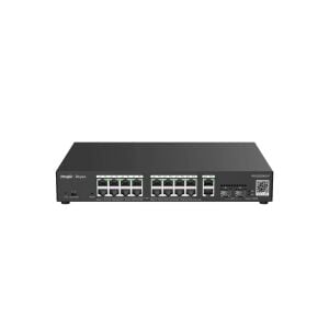 Ruijie Reyee RG-ES220GS-P 16 Port 250W 2xSfp 2xRj45 Uplink Yönetilebilir Gigabit PoE Switch