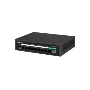 Ruijie Reyee RG-ES110GS-P-L 10 Port 1xSfp 1xRj45 Uplink Yönetilemez Gigabit PoE Switch