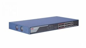 Hikvision DS-3E0518P-E/M 16 Port Poe (125w) Gigabit Switch