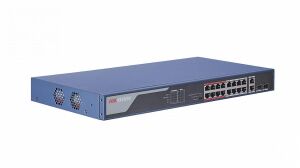 Hikvision DS-3E0518P-E/M 16 Port Poe (125w) Gigabit Switch
