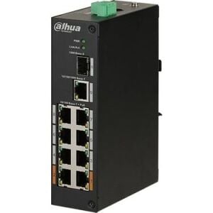 Dahua PFS3110-8ET-96-V2 8 Portlu 10/100 96w Yönetilemez Endüstriyel Poe  Switch