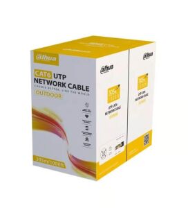 Dahua Technology PFM920-6UN 305 Metre UTP Siyah Dış Ortam CAT6 Data Kablosu Bakır