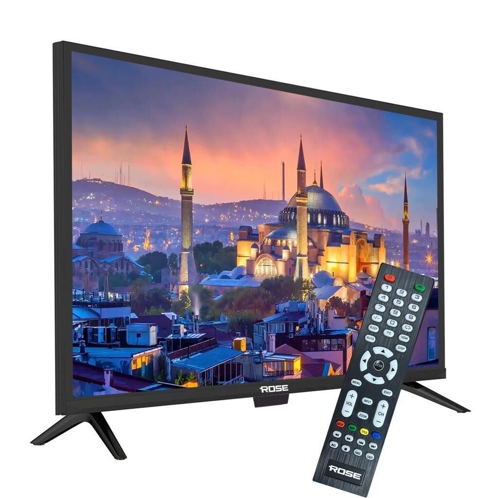 ROSE CM-122 22 İnç LED Siyah 12 Volt Kumandalı Sesli Monitör