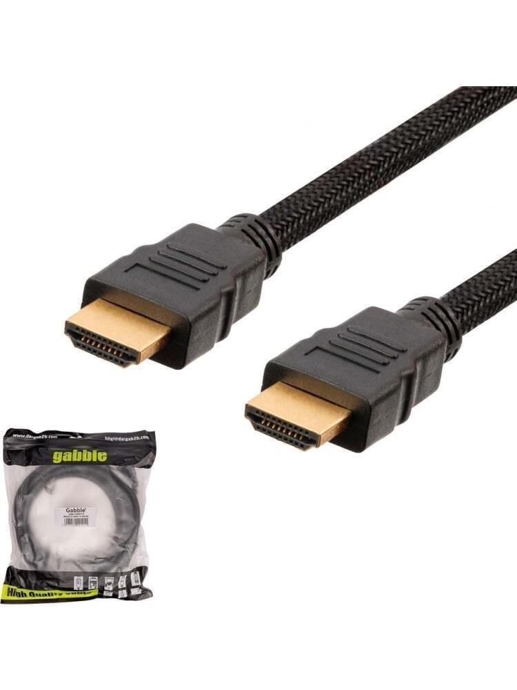 Gabble GAB-HDMI015 1,5 m Gold Örgülü HDMI Kablo