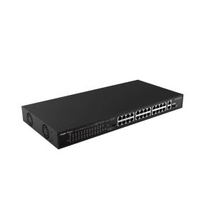 Reyee RG-ES126S-P V2 24 Port 370W 2xGigabit Uplink, 1xSfp Yönetilemez Poe Switch