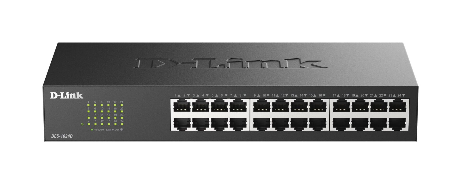 D-Link DES-1024D 24 Port 10/100 Mbps Yönetilemez Metal Kasa Switch