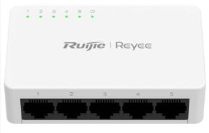 Reyee RG-ES05F 5 Portlu 10/100 Fast Ethernet Tak Çalıştır Switch (Plastik Kasa)