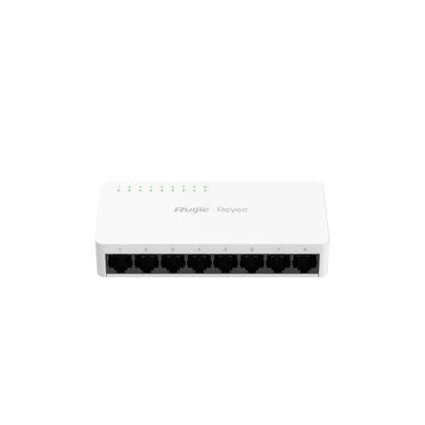 Reyee RG-ES08F 8 Portlu 10/100 Fast Ethernet Tak Çalıştır Switch (Plastik Kasa)