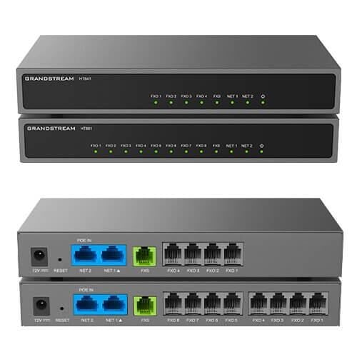 Grandstream HT881 8 FXO 1 FXS VoiP Ağ Geçidi