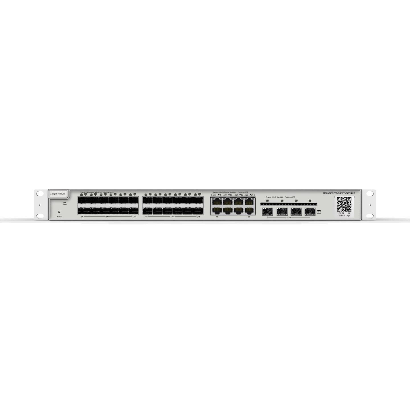 Ruijie Reyee RG-NBS5200-24SFP/8GT4XS 24 Port Sfp 8xRj45 Combo 4x10G Sfp L2 Yönetilebilir Switch