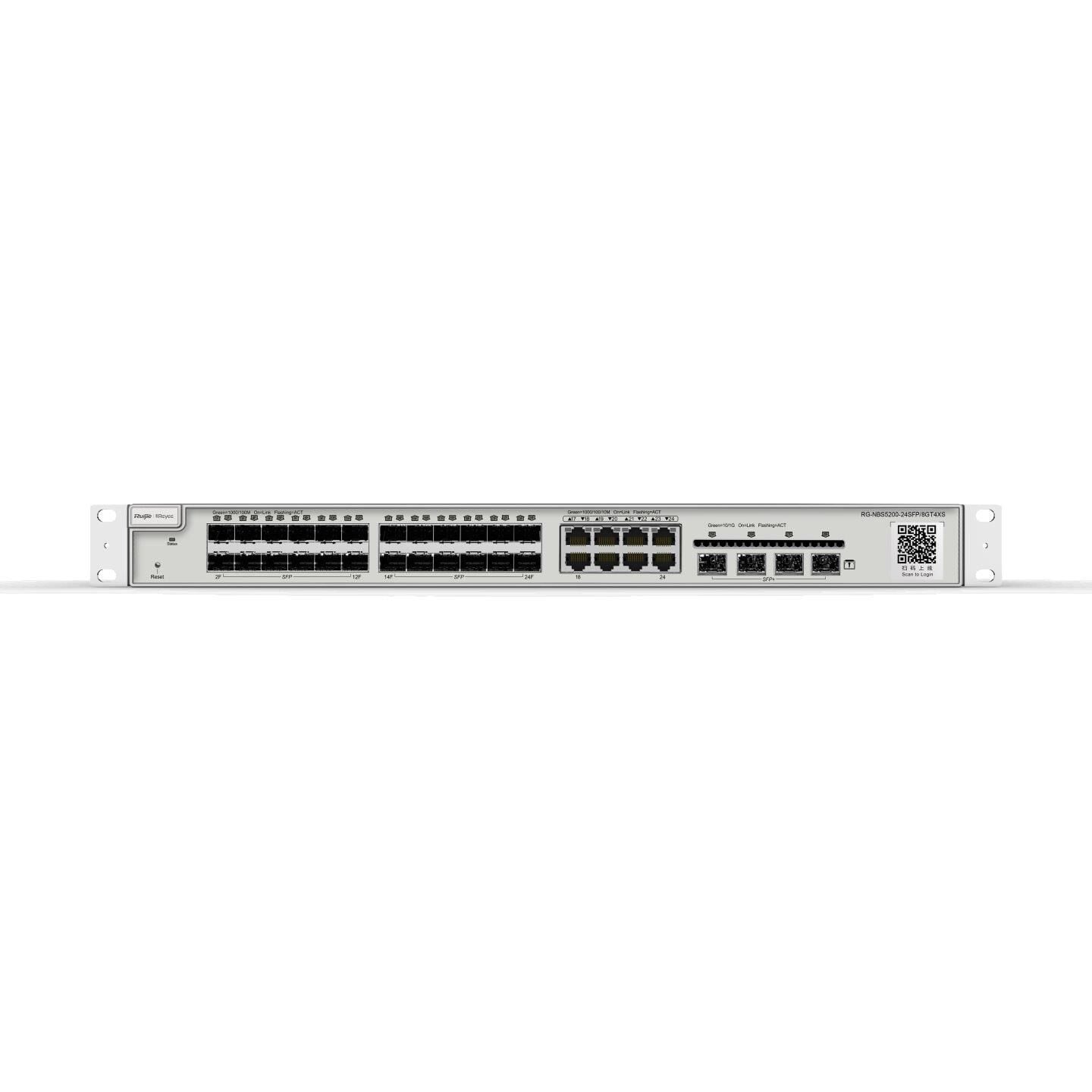 Ruijie Reyee RG-NBS5200-24SFP/8GT4XS 24 Port Sfp 8xRj45 Combo 4x10G Sfp L2 Yönetilebilir Switch