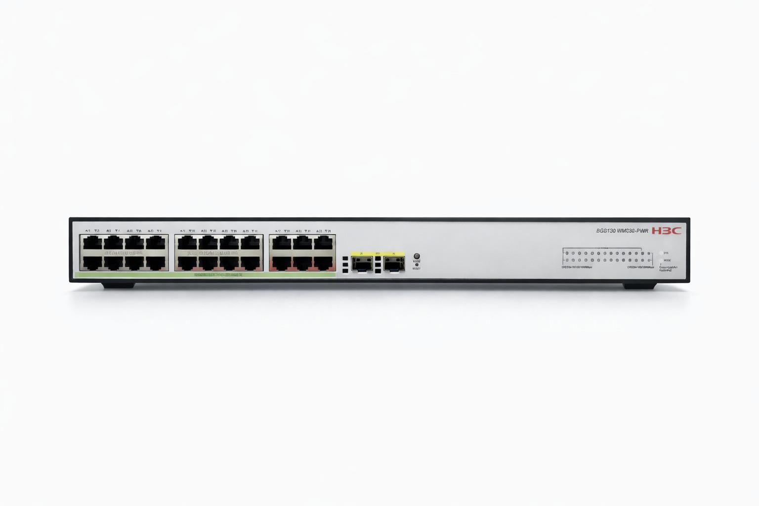 H3C S1600V2-26P-HPWR 24 Port Gigabit 370W PoE + 2 SFP Yönetilebilir Switch