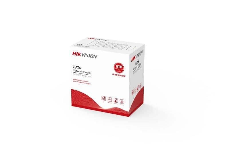Hikvision DS-1LN6OUSPE Cat6 Kablo U/Utp Bakır Kablo 305 Metre Siyah