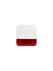 Hikvision DS-PS1-E-WE Kablosuz Alarm Dış Ortam Sireni – Kırmızı (AX Pro)