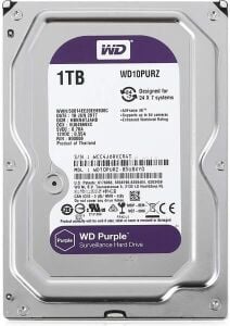 Western Digital WD Purple WD11PURZ 1 TB 5400 RPM 64 MB SATA 3 3.5'' Güvenlik Hard Diski (Resmi Distribütör Garantili)