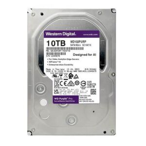 Western Digital WD Purple Pro WD102PURP 10 TB 7200 RPM 512 MB SATA 3 3.5'' Güvenlik Hard Diski (Resmi Distribütör Garantili)