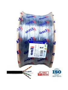 Onli Cat-6 (U-Utp) Pe 23 Awg 305mt Siyah Dış Ortam Data Kablosu