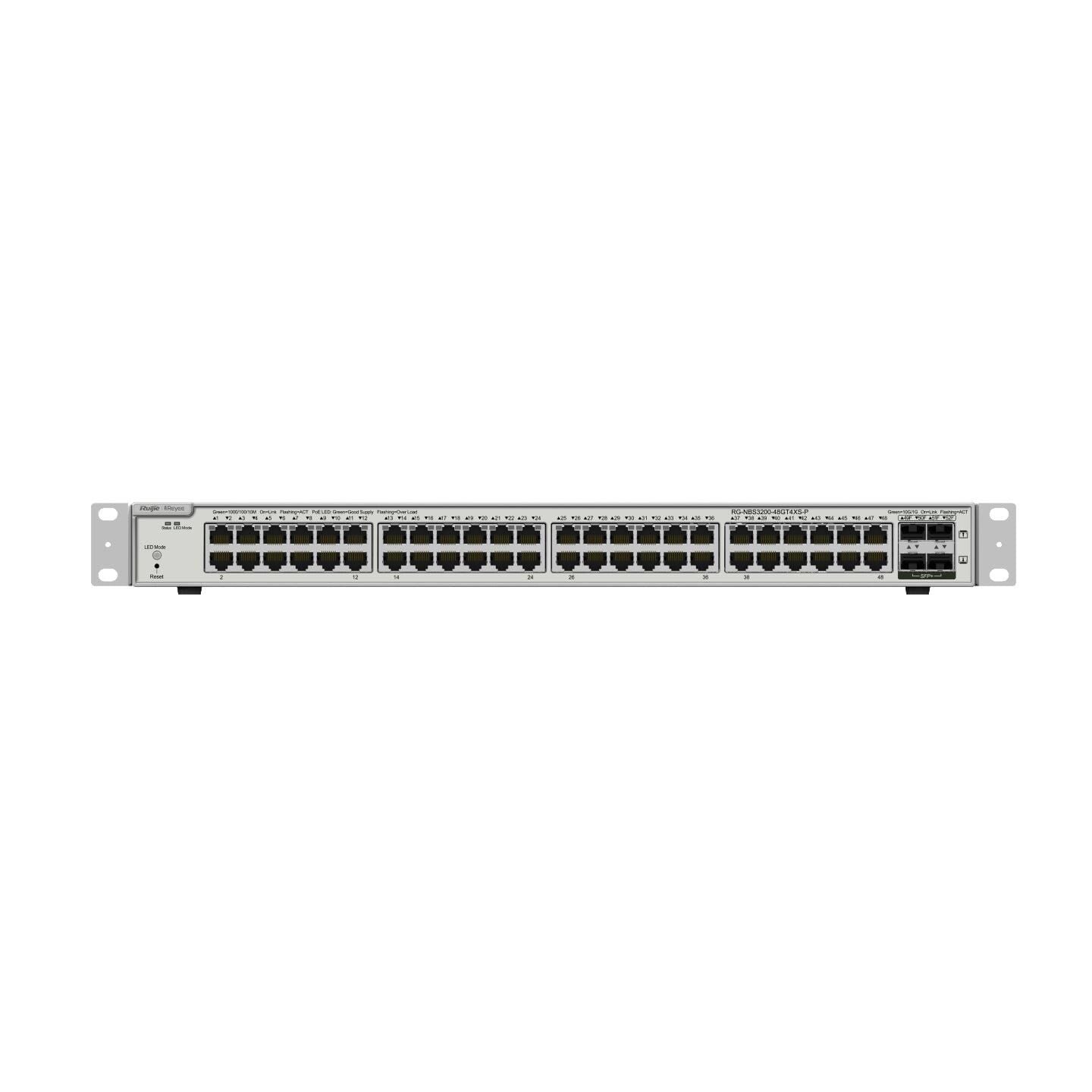 Ruijie Reyee RG-NBS3200-48GT4XS-P 48 Portlu 4x10g Sfp Gigabit L2 Yönetilebilir Poe Switch