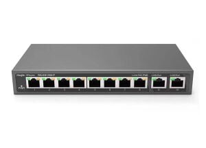 Ruijie Reyee RG-ES110D-P 10port 110w 2xGigabit Uplink 8 Port PoE Yönetilemez Switch