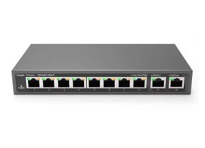 Ruijie Reyee RG-ES110D-P 10port 110w 2xGigabit Uplink 8 Port PoE Yönetilemez Switch